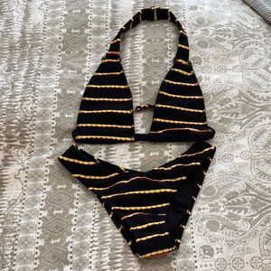 Montce Black and Gold Bikini